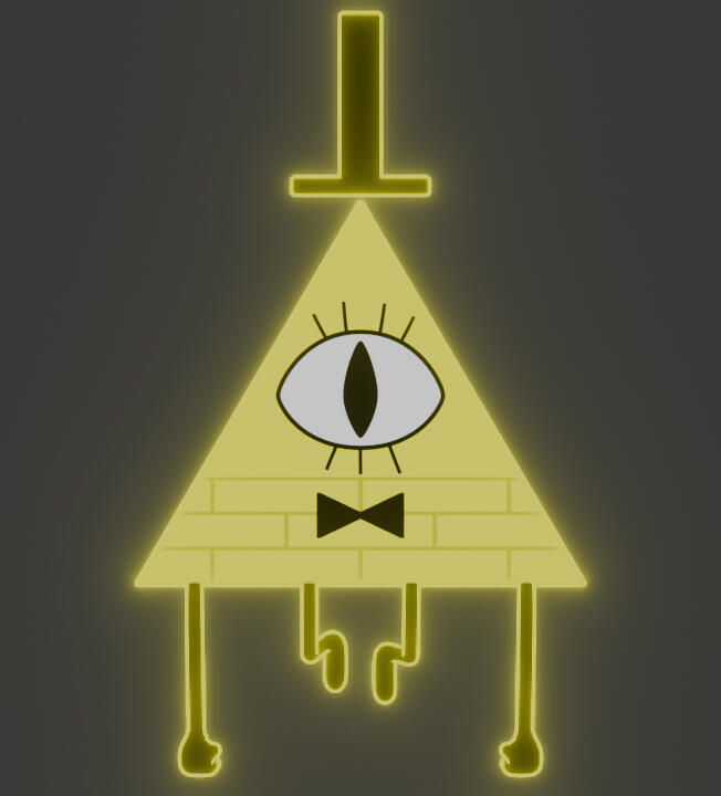3D Bill Cypher - Gravity Falls - Alex Hirsch
