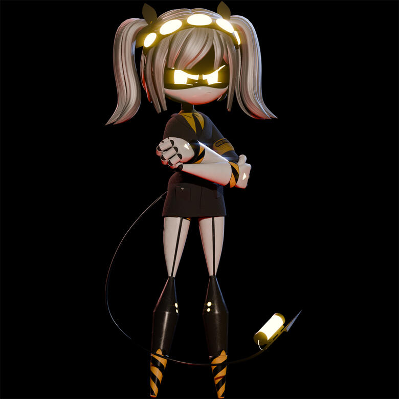 FAN MODEL - J - Murder Drones - Glitch Productions