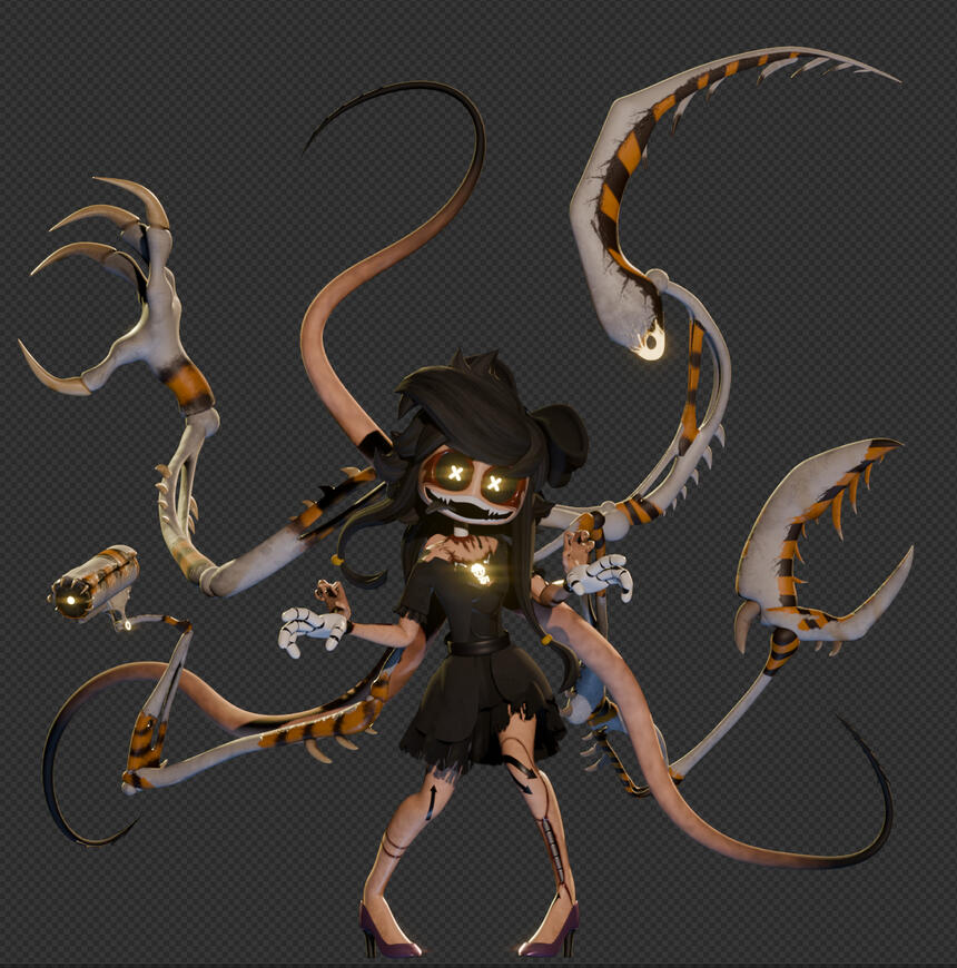 FAN MODEL - Cyn - Murder Drones - Glitch Productions